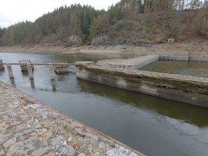 Jez Nový mlýn na dně Orlíku