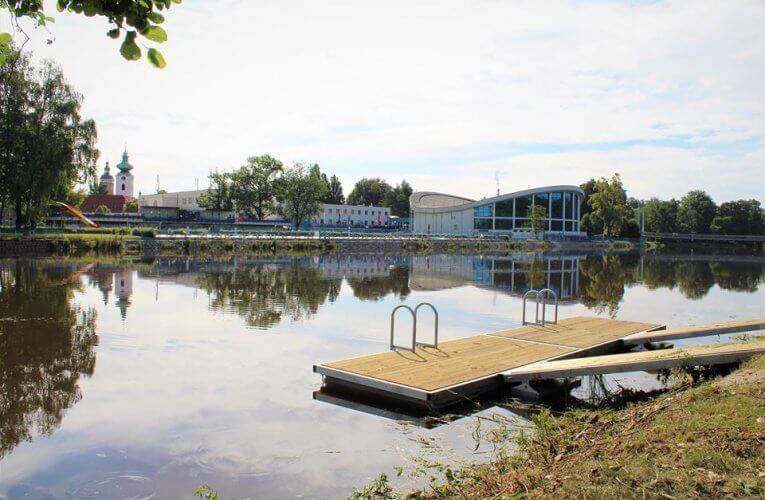 Veřejná mola nově na Malši a Vltavě