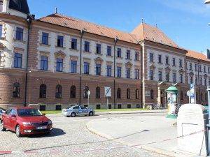 Nahlášení "bomby" u krajského soudu soud bomba