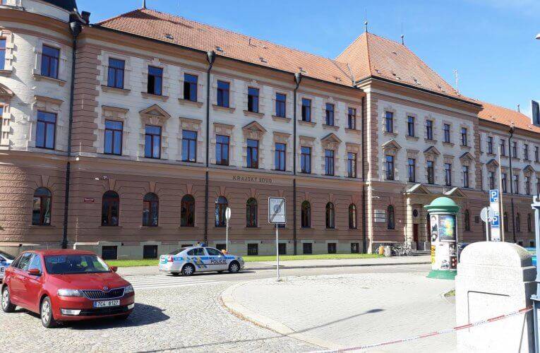Nahlášení „bomby“ u krajského soudu