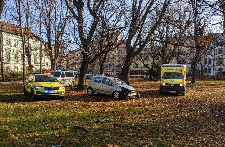 Dopravní nehoda v centru města