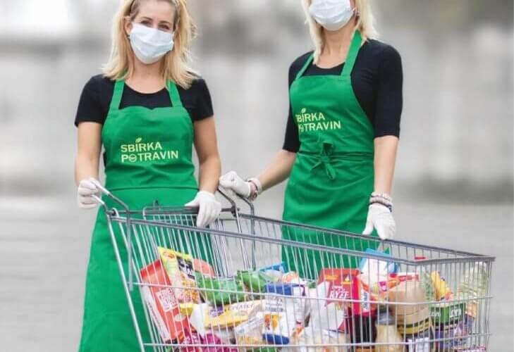 Potravinová sbírka začala