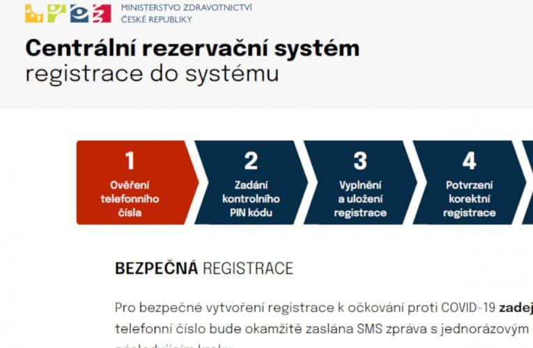 Ministerstvo upravilo Centrální rezervační systém. Termín na očkování půjde rezervovat až podle dostupnosti vakcíny