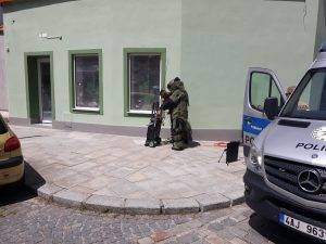 Nález balíčku v Široké ulici 3