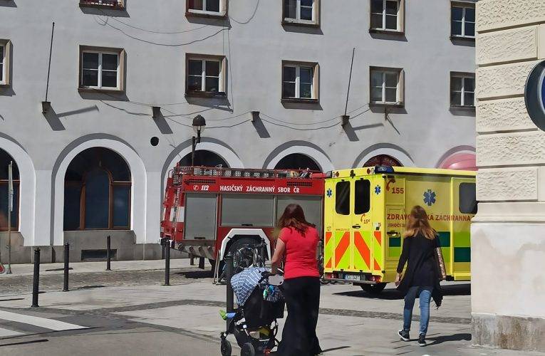 Nález podezřelého balíčku v centru města