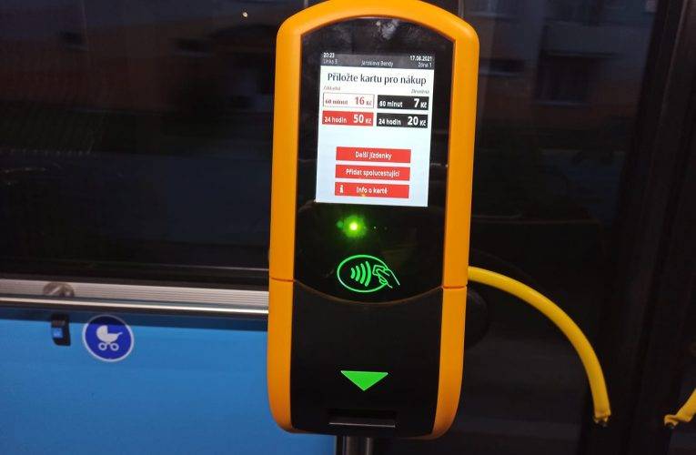 Od pondělí nově bezkontaktní platby v MHD