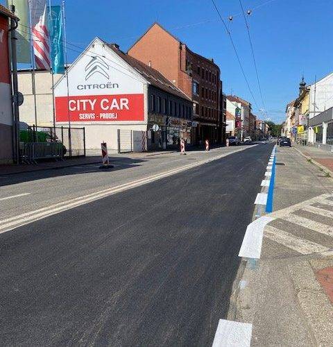 Rudolfovská je opět celá průjezdná