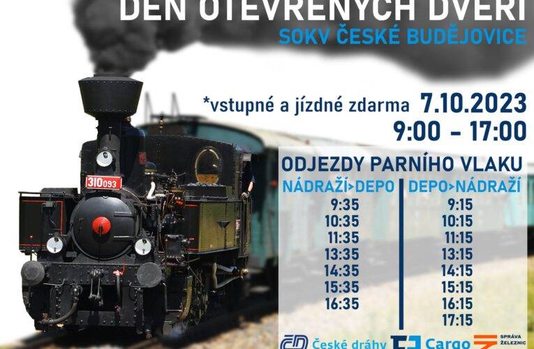Už tuto sobotu se koná den otevřených dveří depa České Budějovice