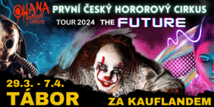 Soutěž o lístky na Hororový cirkus 2024 Tábor horor cirkus tabor