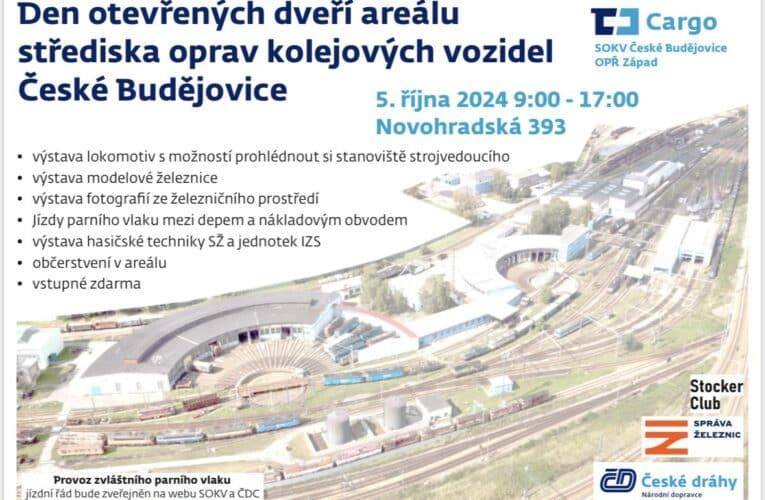 Už tuto sobotu se koná den otevřených dveří depa České Budějovice
