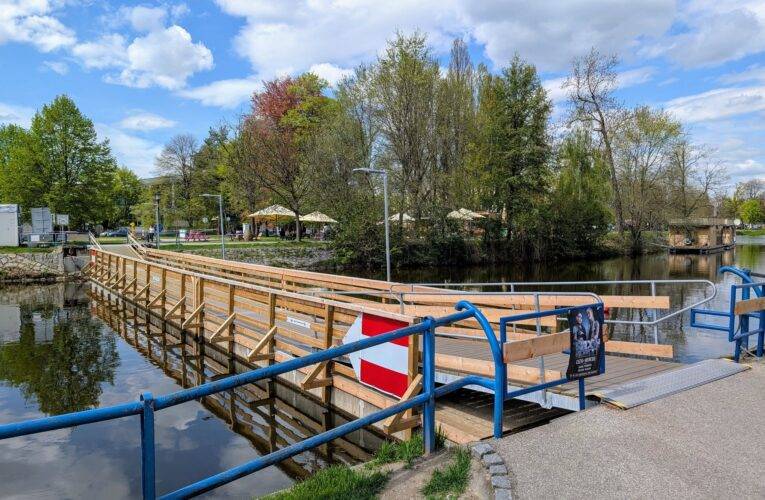 Opravená lávka se na Slepé rameno vrátí už 9. května