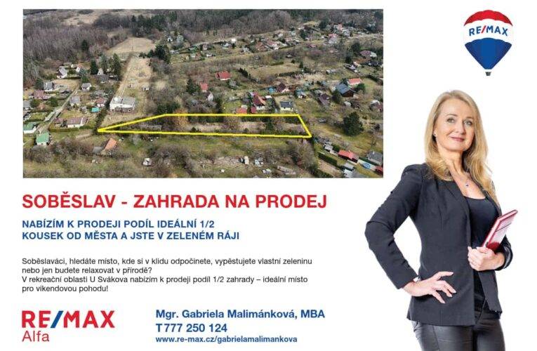 Spoluvlastnický podíl na pozemku v Soběslavi – investice