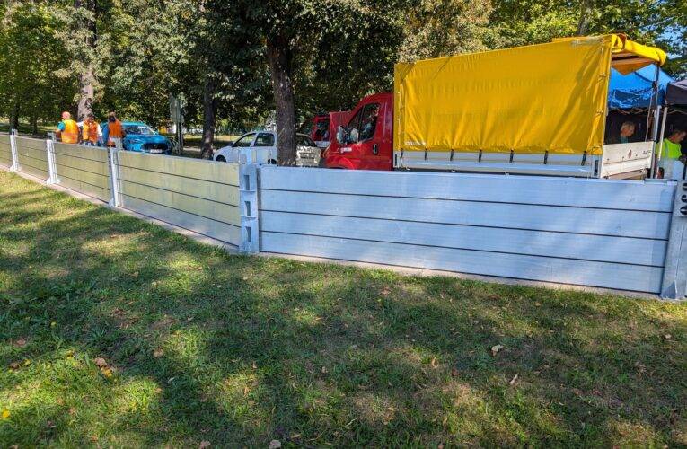 České Budějovice mají moderní protipovodňové stěny. Nahradí pytle s pískem