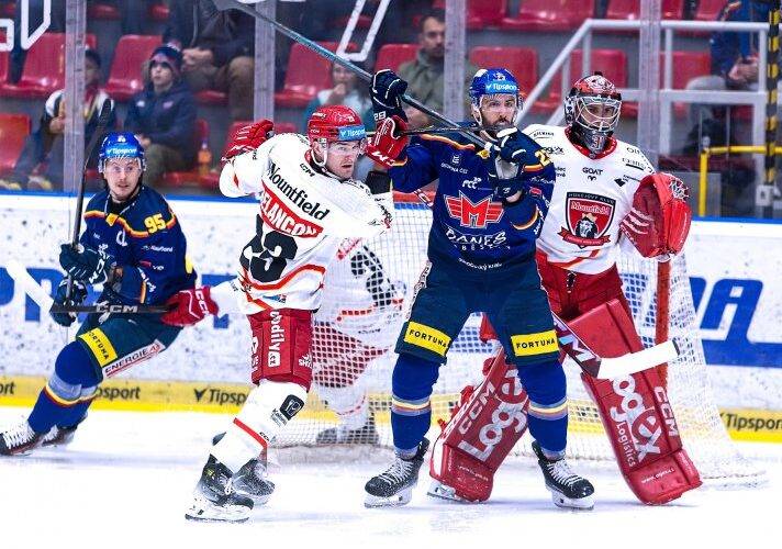 Motor na domácím ledě nestačil na Mountfield