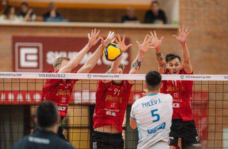 Suverénní vstup do Poháru CEV. Jihostroj porazil Strumici 3:0