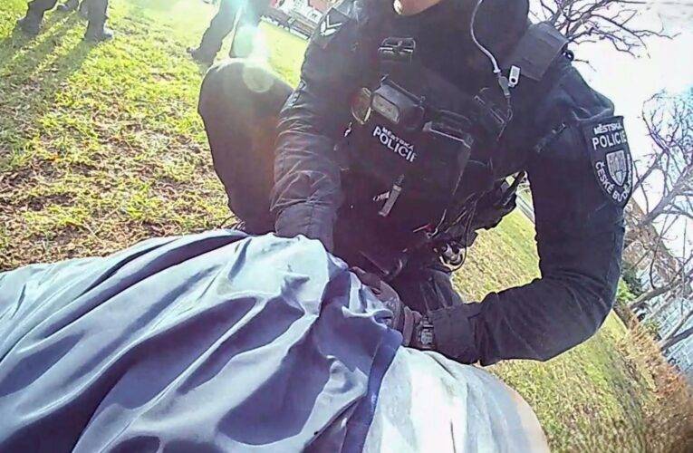 Agresivní dvojice v parku Na Sadech skončila v rukou strážníků