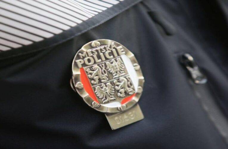 Hlídka městské policie jako první na místě hořící chaty v Husově kolonii