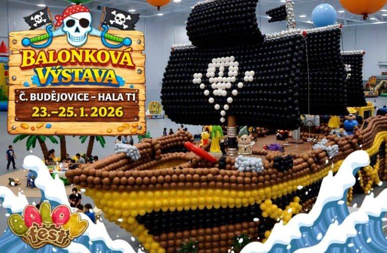 Výstaviště zaplní statisíce balónků: České Budějovice hostí největší mořský svět z balónků v ČR