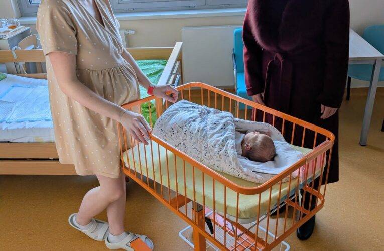 Prvním letošním českobudějovickým miminkem je Justýnka