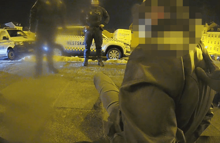 Hod lahví s vínem proti strážníkovi skončil pro muže nasazením pout. Nakonec svého jednání litoval