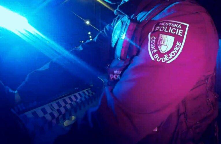 Noční návštěva skončila zásahem hlídky městské policie a převozem na policejní služebnu