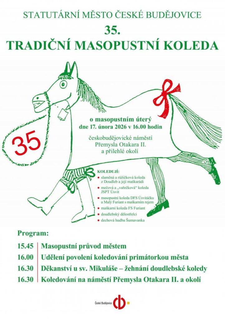 Masopust v Budějcích už zítra