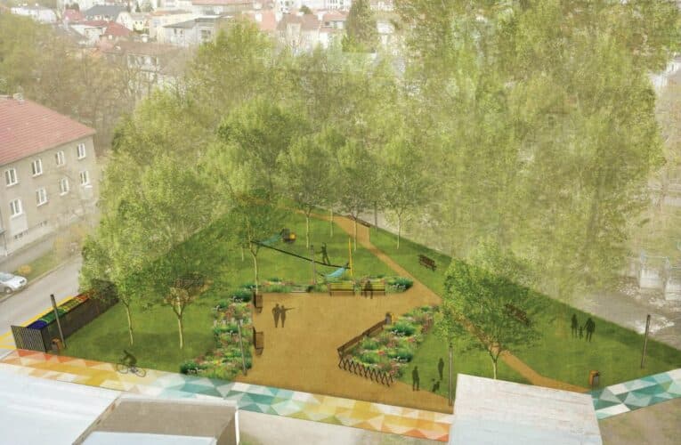 Park v Polní ulici nabídne odpočinek i aktivní trávení času