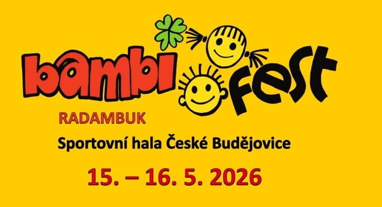 BAMBIFEST se vrací k českobudějovické Sportovní hale: Dva dny plné zábavy pro děti a mládež