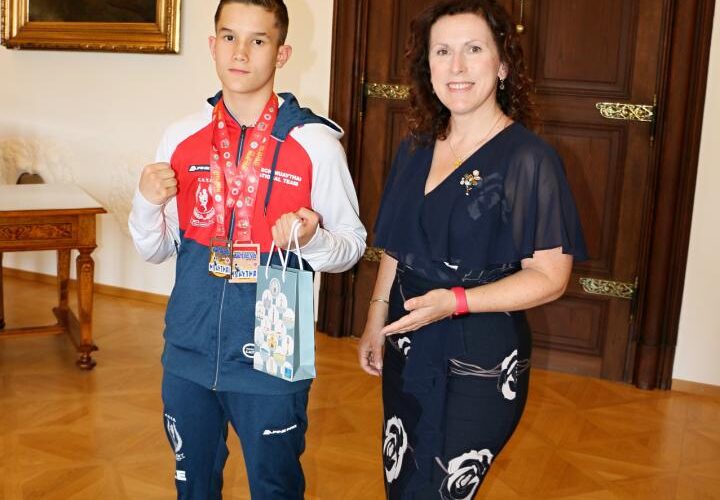 Primátorka přijala šampiona