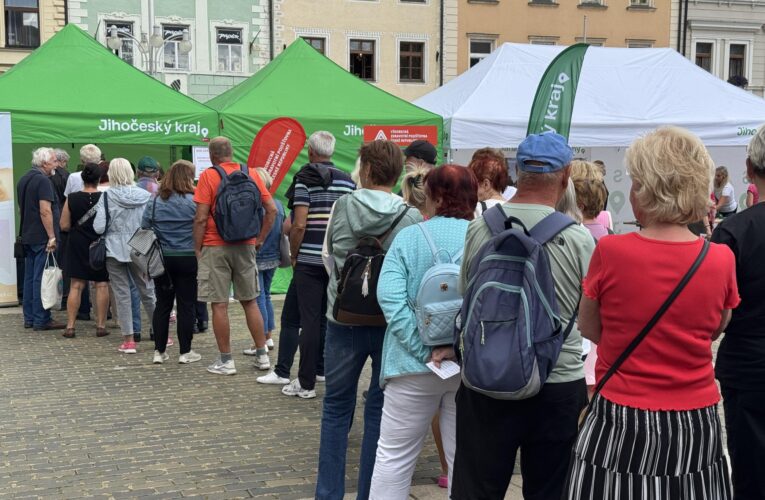 Den jihočeského zdraví přilákal do centra Budějovic davy lidí. Děkujeme, že myslíte na prevenci