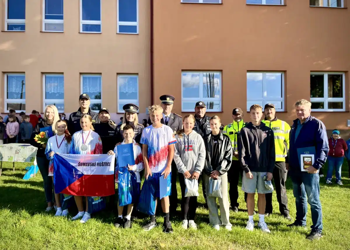 Policisté ocenili úspěšné reprezentanty z mistrovství Evropy