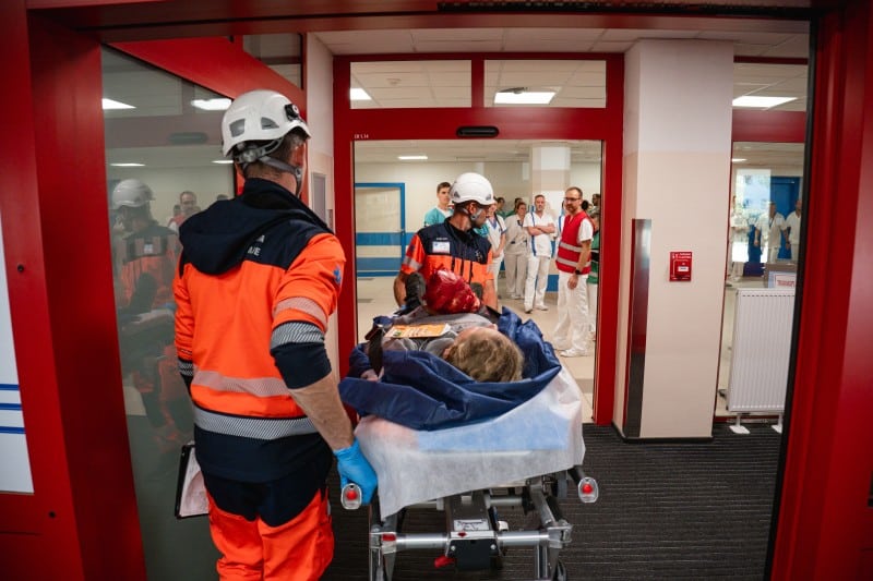 Cvičná aktivace traumaplánu prověřila postupy při hromadném příjmu pacientů